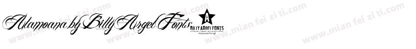 Alamoana by Billy Argel Fonts字体转换